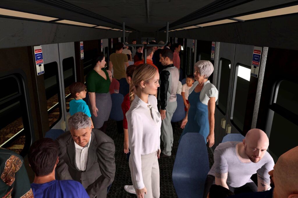 Métro en panne